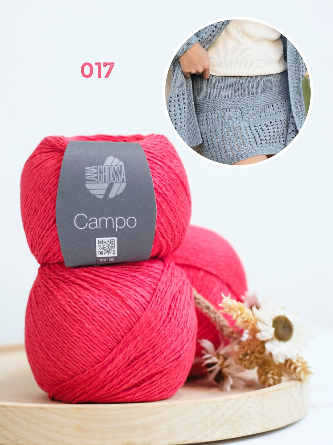 Strickpaket Campo Rock mit Ajourmuster