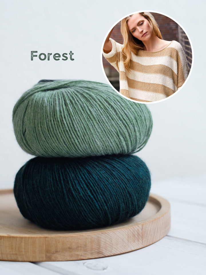 Strickpaket Ecopuno Pullover in zwei Farben