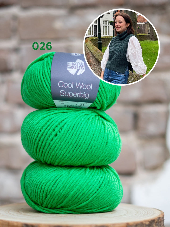 Häkelpaket Cardamom Pullunder – Studio Hook &amp; Yarn