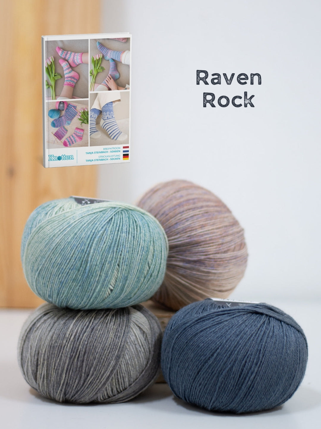 Strickpaket Frühlingssocken Woolycell - Tanja Steinbach
