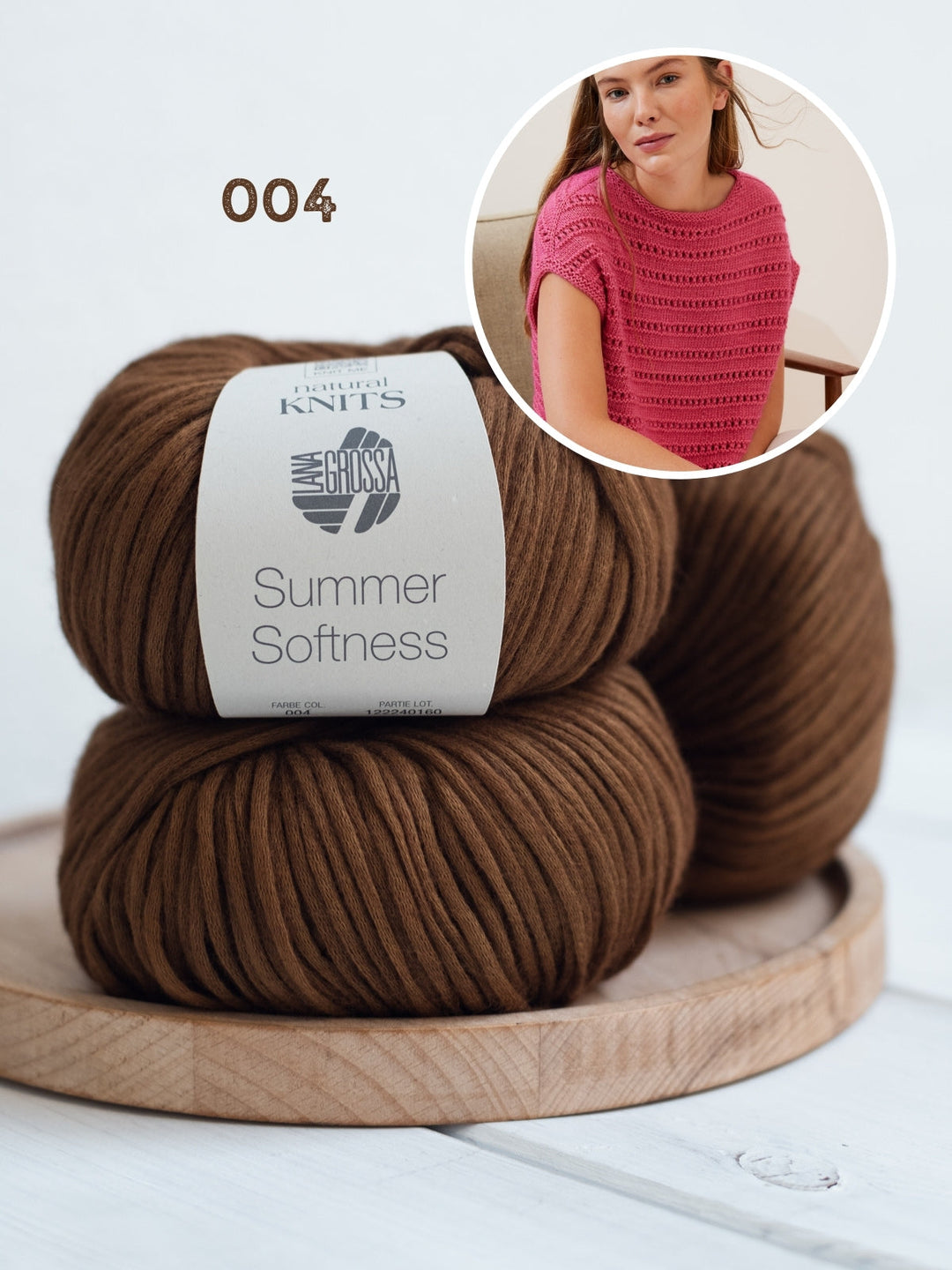 Strickpaket Summer Softness Pullunder mit Ajourmuster
