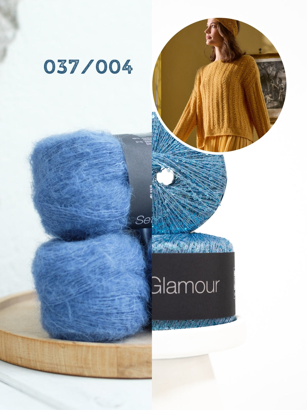 Strickpaket Setasuri Glamour Pullover