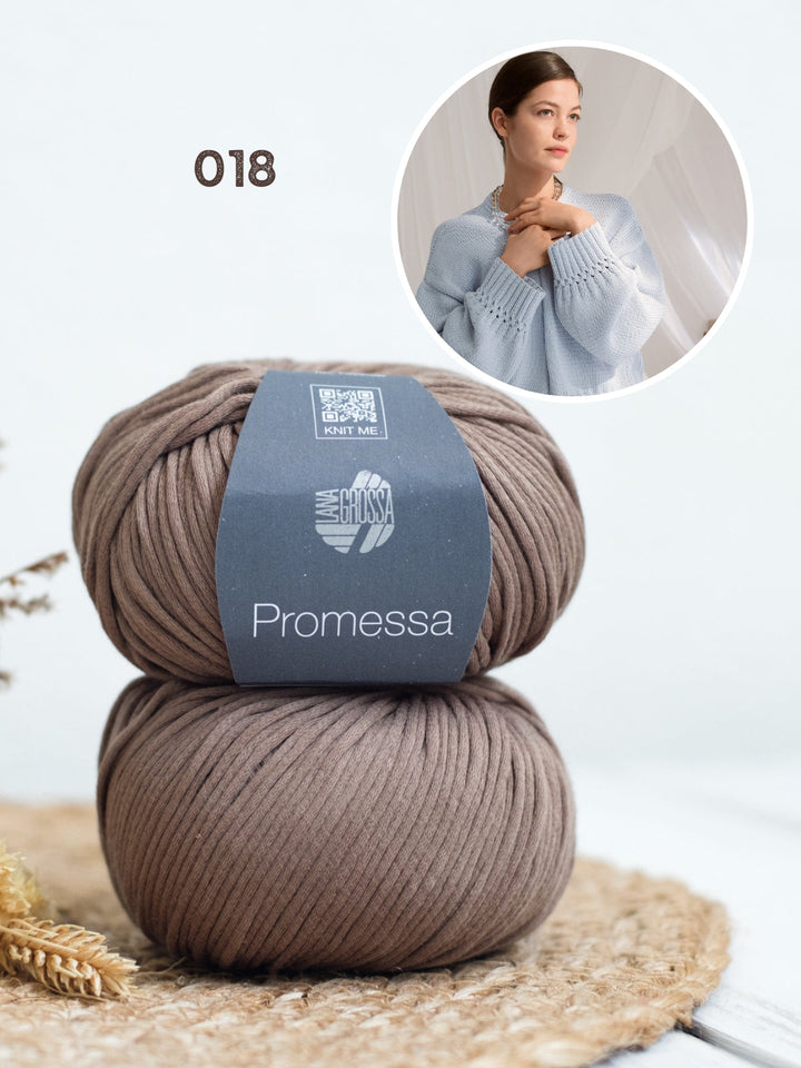 Strickpaket Promessa Cardigan mit Zopfdetails