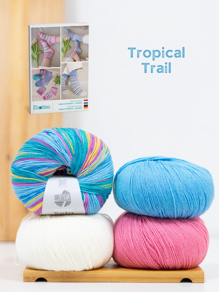 Strickpaket Frühlingssocken Seta Sumatra - Tanja Steinbach