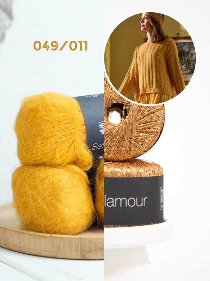 Strickpaket Setasuri Glamour Pullover