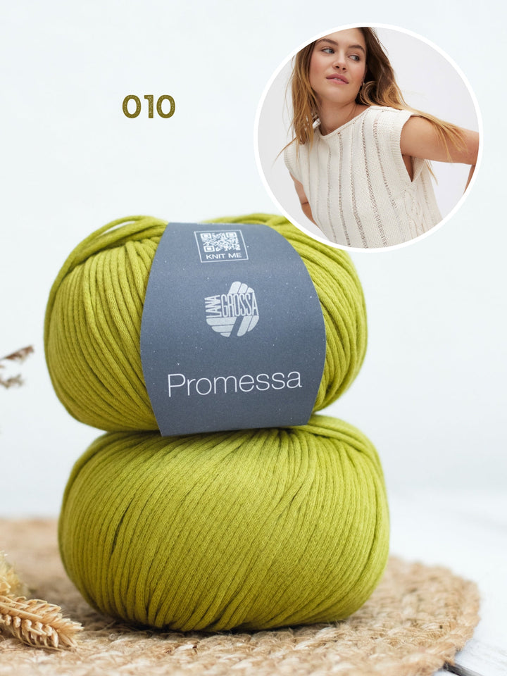 Strickpaket Promessa Top mit Hebefallmaschen