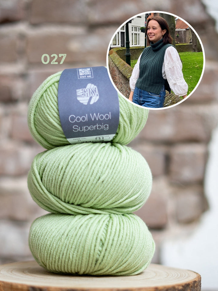 Häkelpaket Cardamom Pullunder – Studio Hook &amp; Yarn