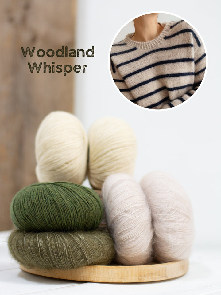 Strickpaket Bridget Sweater - Kolibri by Johanna