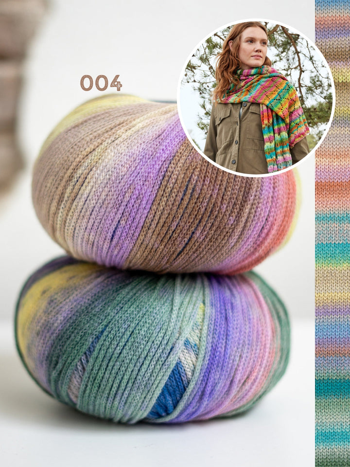 Strickpaket Farfalla Ajour-Schal