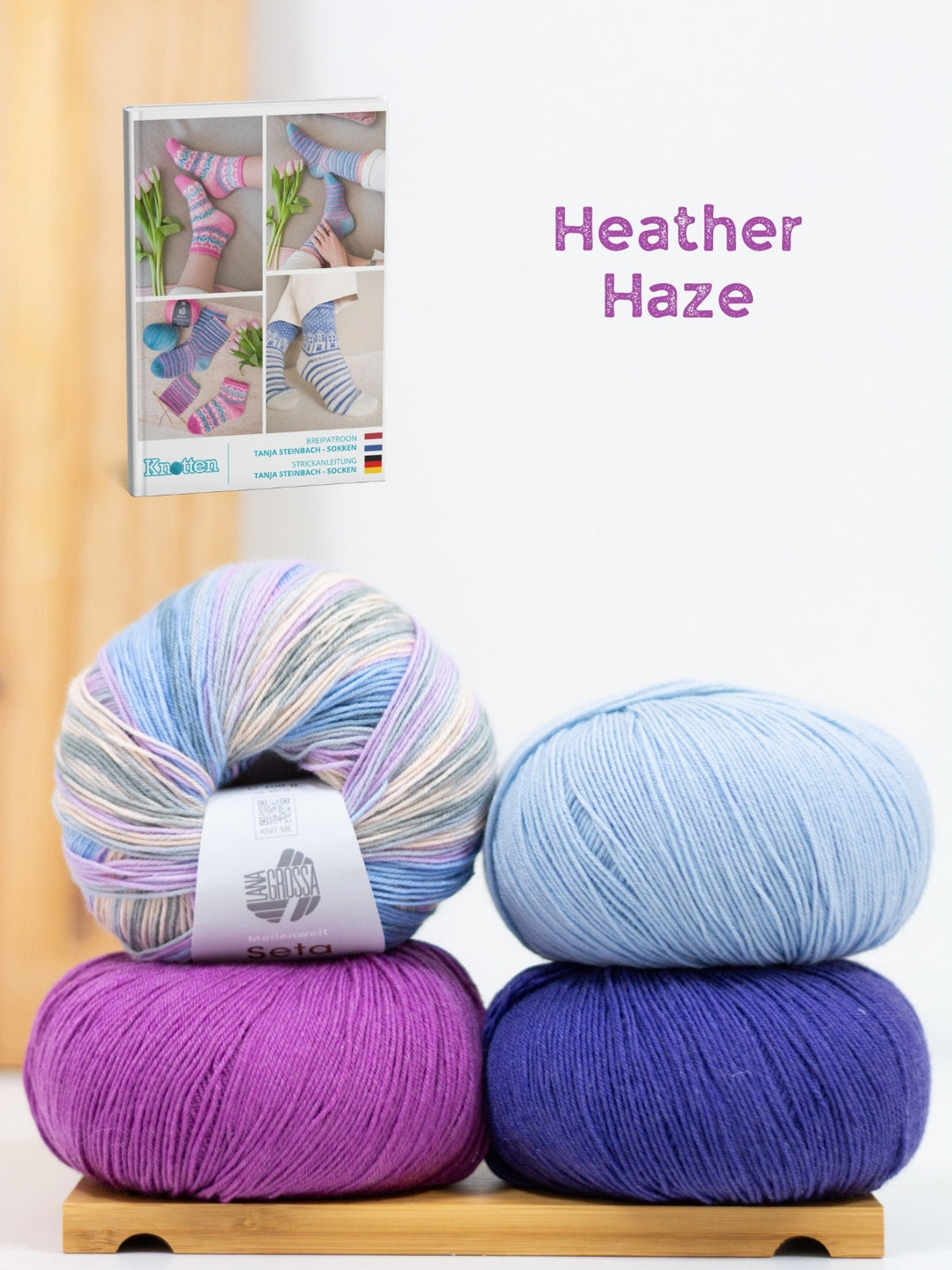 Strickpaket Frühlingssocken Seta Sumatra - Tanja Steinbach