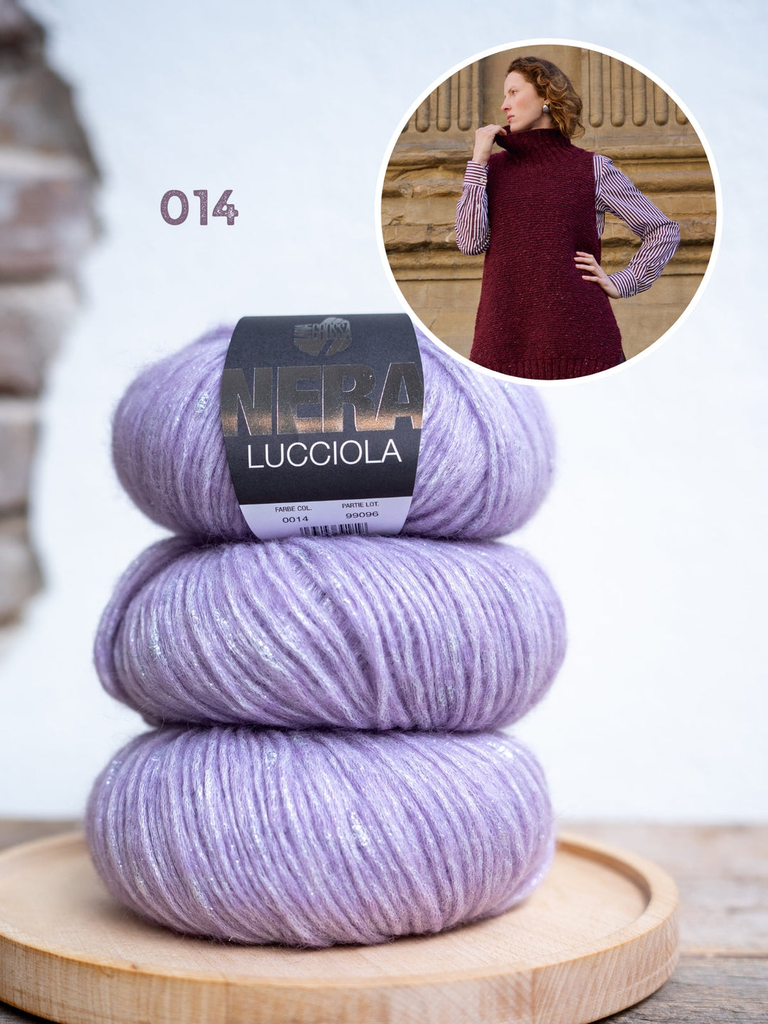 Strickpaket Lucciola langer Pullunder