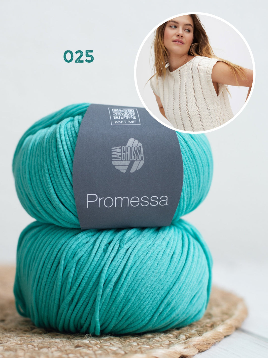 Strickpaket Promessa Top mit Hebefallmaschen