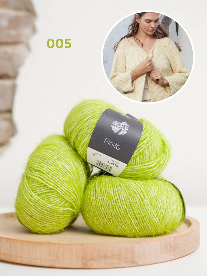 Strickpaket Finito Jacke mit Taschen