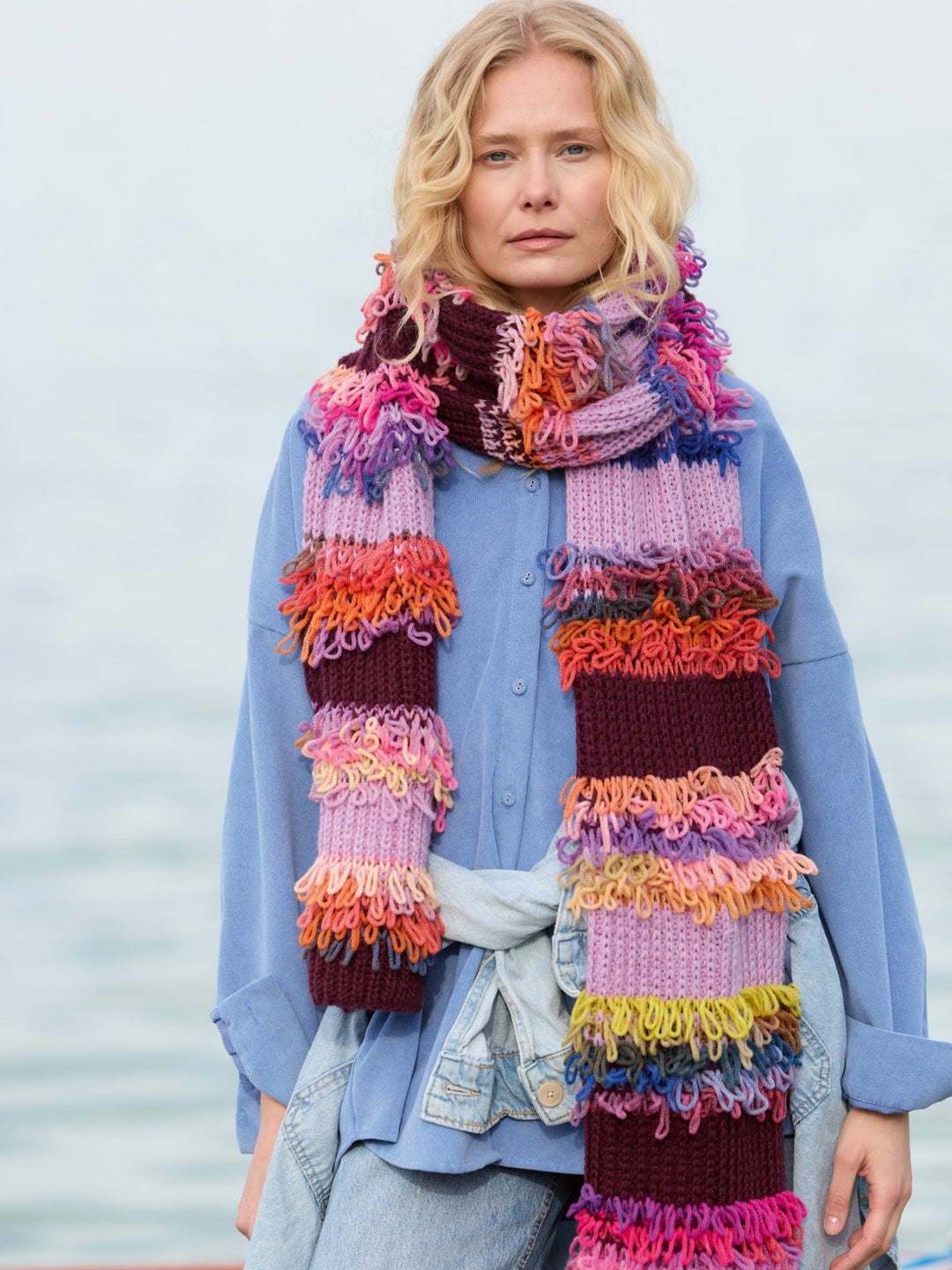 Strickpaket Farfalla Cool Merino Schal