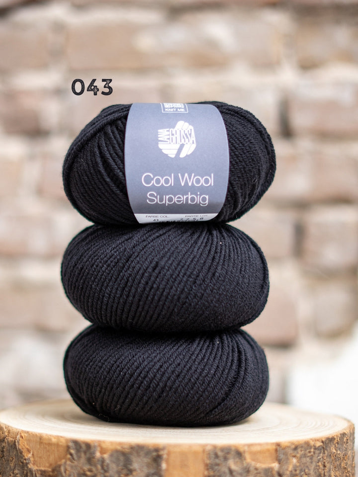 Strickpaket Cool Wool Superbig Mütze