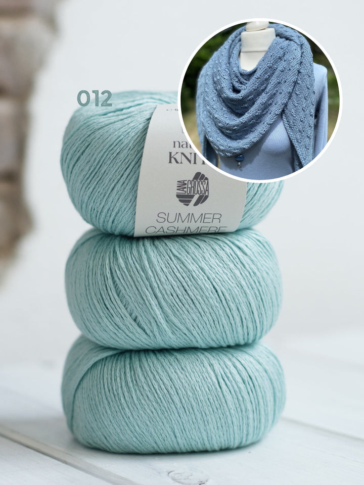 Strickpaket Lizas Tuch Little Blossoms