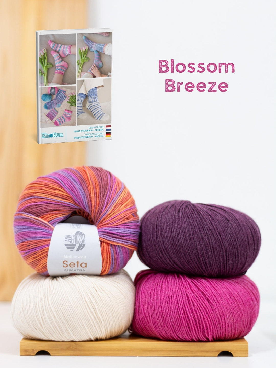 Strickpaket Frühlingssocken Seta Sumatra - Tanja Steinbach