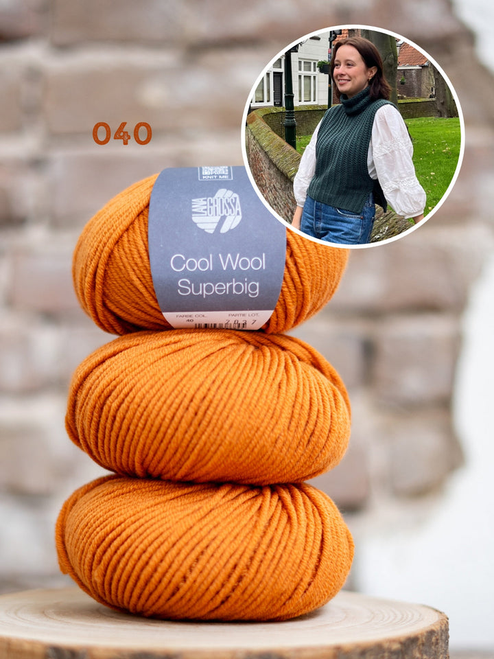 Häkelpaket Cardamom Pullunder – Studio Hook &amp; Yarn