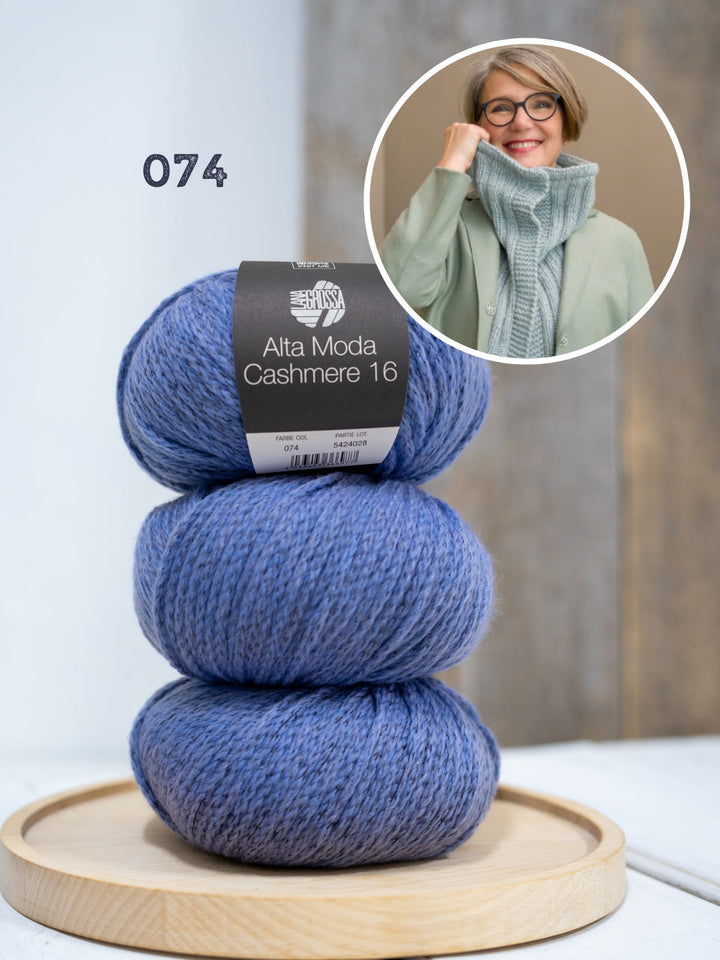 Strickpaket Offener Loop-Schal – Tanja Steinbach