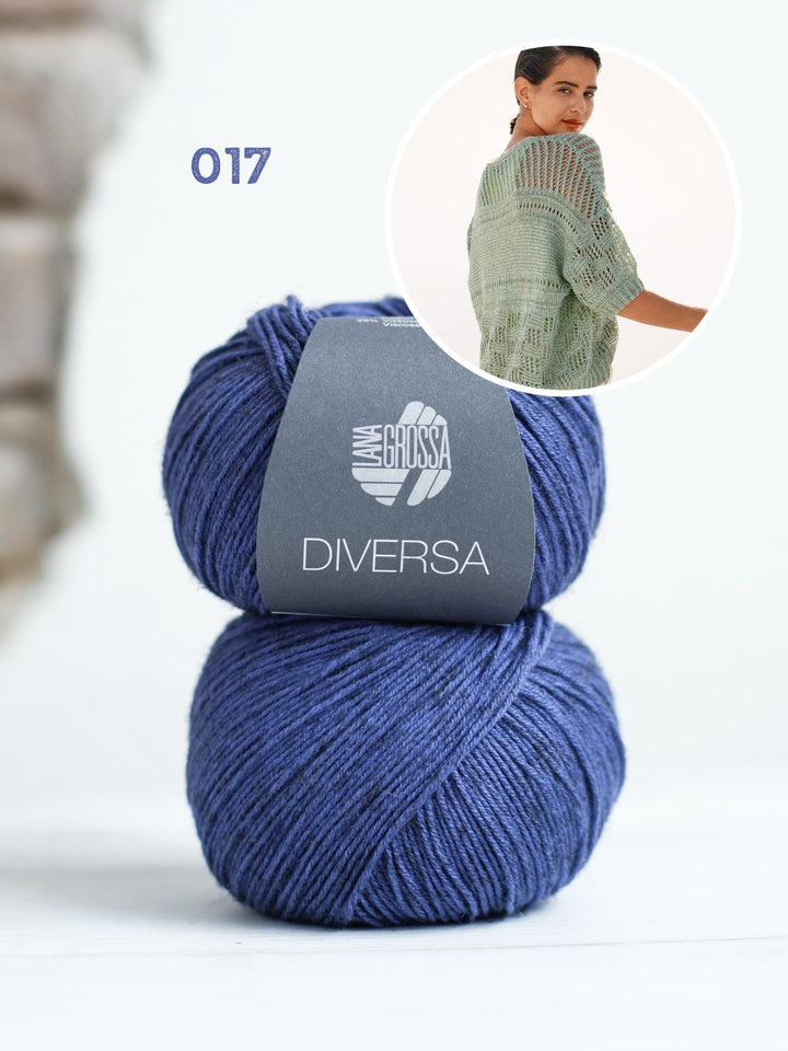 Strickpaket Diversa Jacke im Mustermix