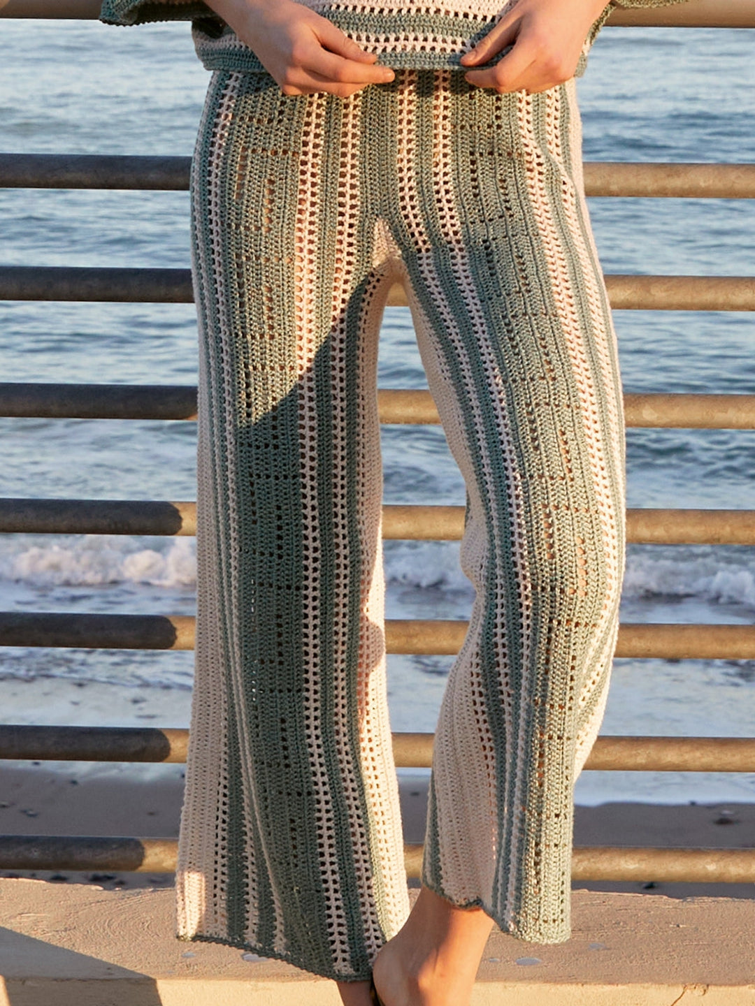 Häkelpaket Summer Cashmere Hose in Filethäkelei