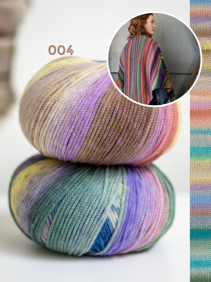 Strickpaket Farfalla Dreieckstuch