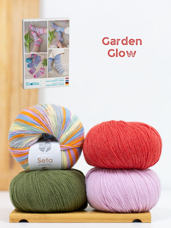 Strickpaket Frühlingssocken Seta Sumatra - Tanja Steinbach