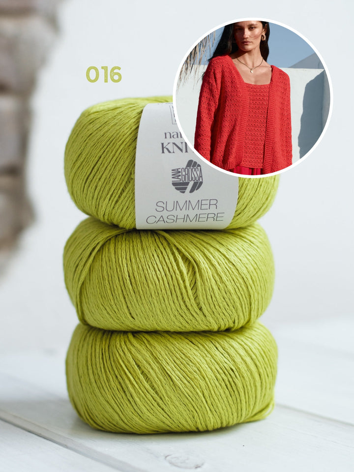 Häkelpaket Summer Cashmere Jacke
