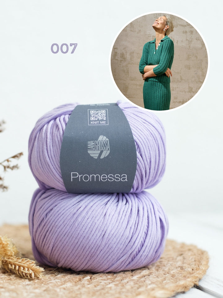Strickpaket Promessa Pullover mit Kragen