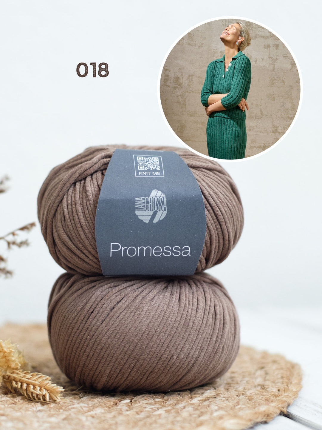 Strickpaket Promessa Pullover mit Kragen