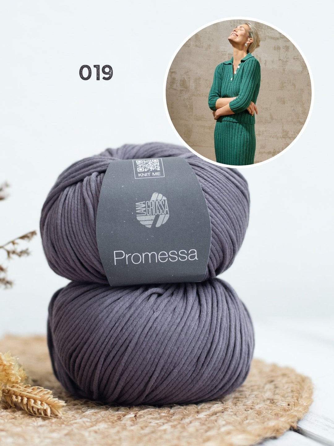 Strickpaket Promessa Pullover mit Kragen