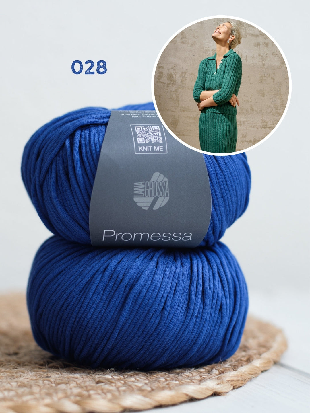 Strickpaket Promessa Pullover mit Kragen