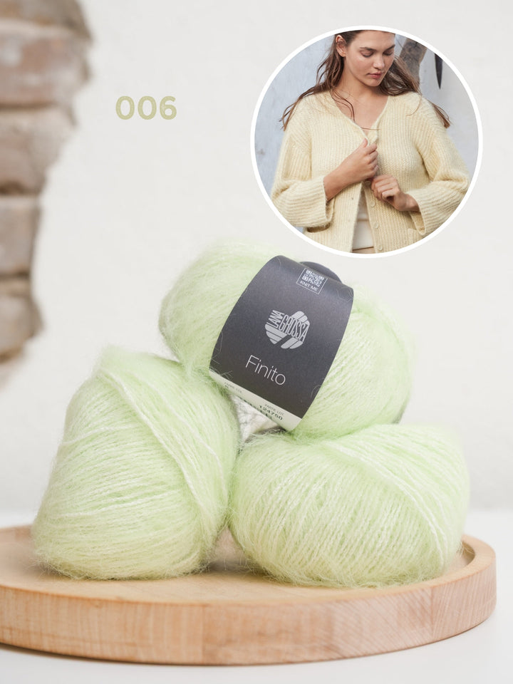 Strickpaket Finito Jacke mit Taschen