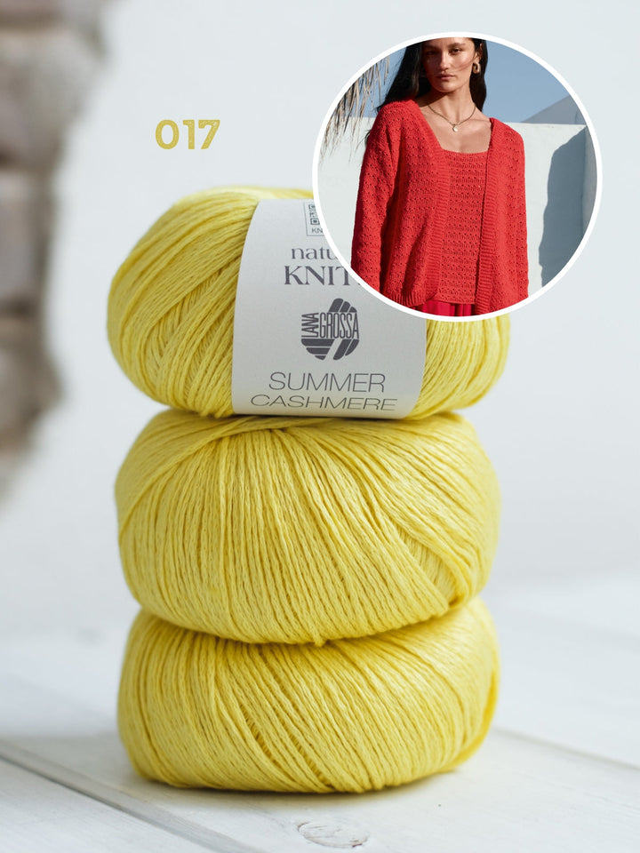 Häkelpaket Summer Cashmere Jacke