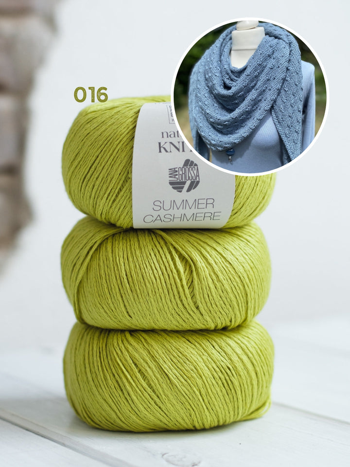 Strickpaket Lizas Tuch Little Blossoms