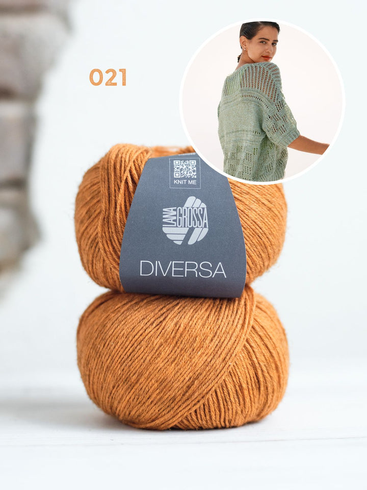 Strickpaket Diversa Jacke im Mustermix