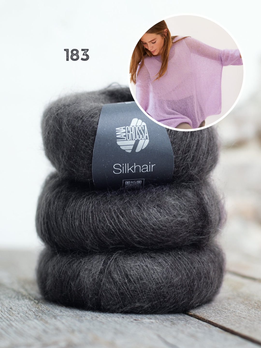 Strickpaket Silkhair oversized shirt