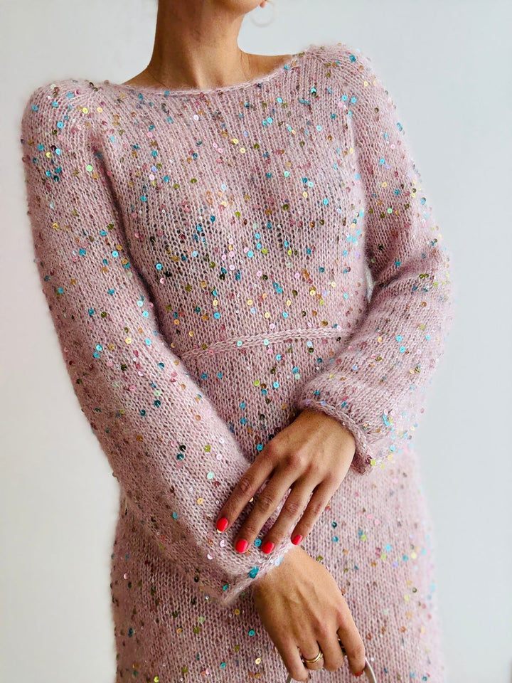 Strickpaket Camille Dress - Kolibri by Johanna