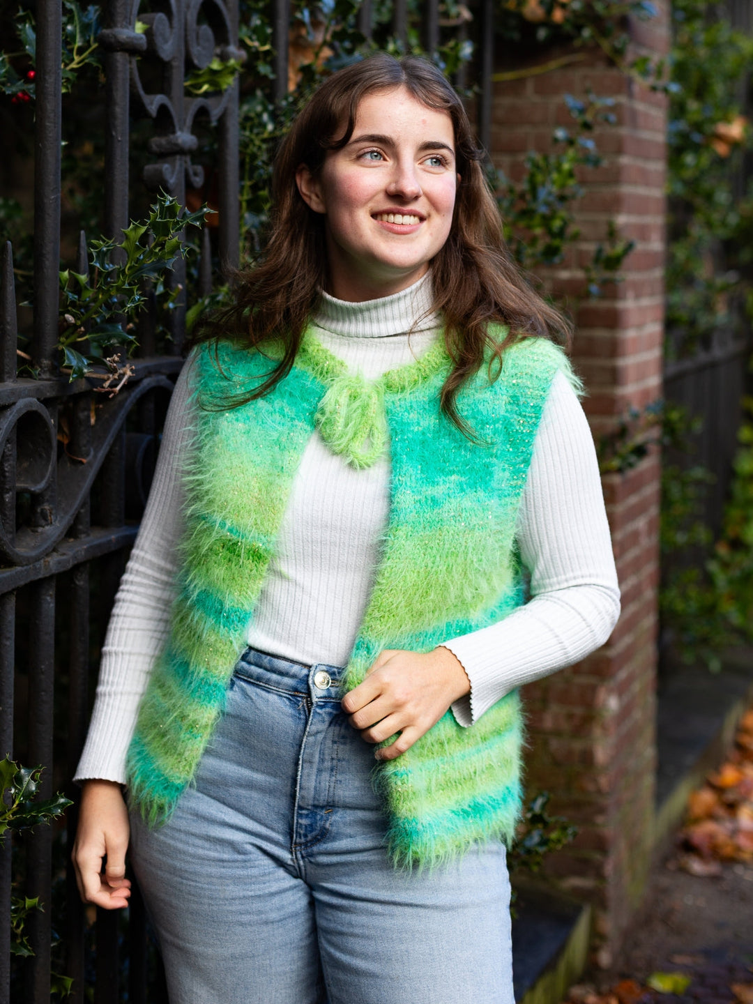 Strickpaket Mae Weste - Basta Mista Glamour - Tanja Steinbach