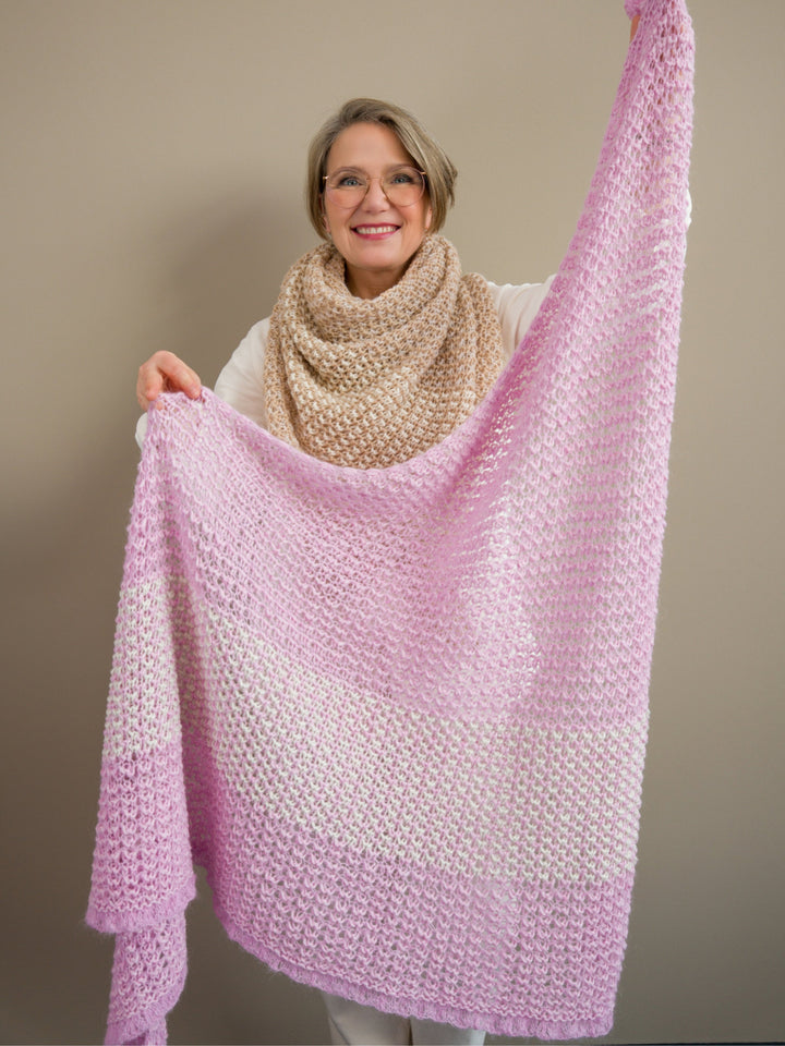 Strickpaket Tulipan Tuch - Tanja Steinbach - mit Originalanleitung