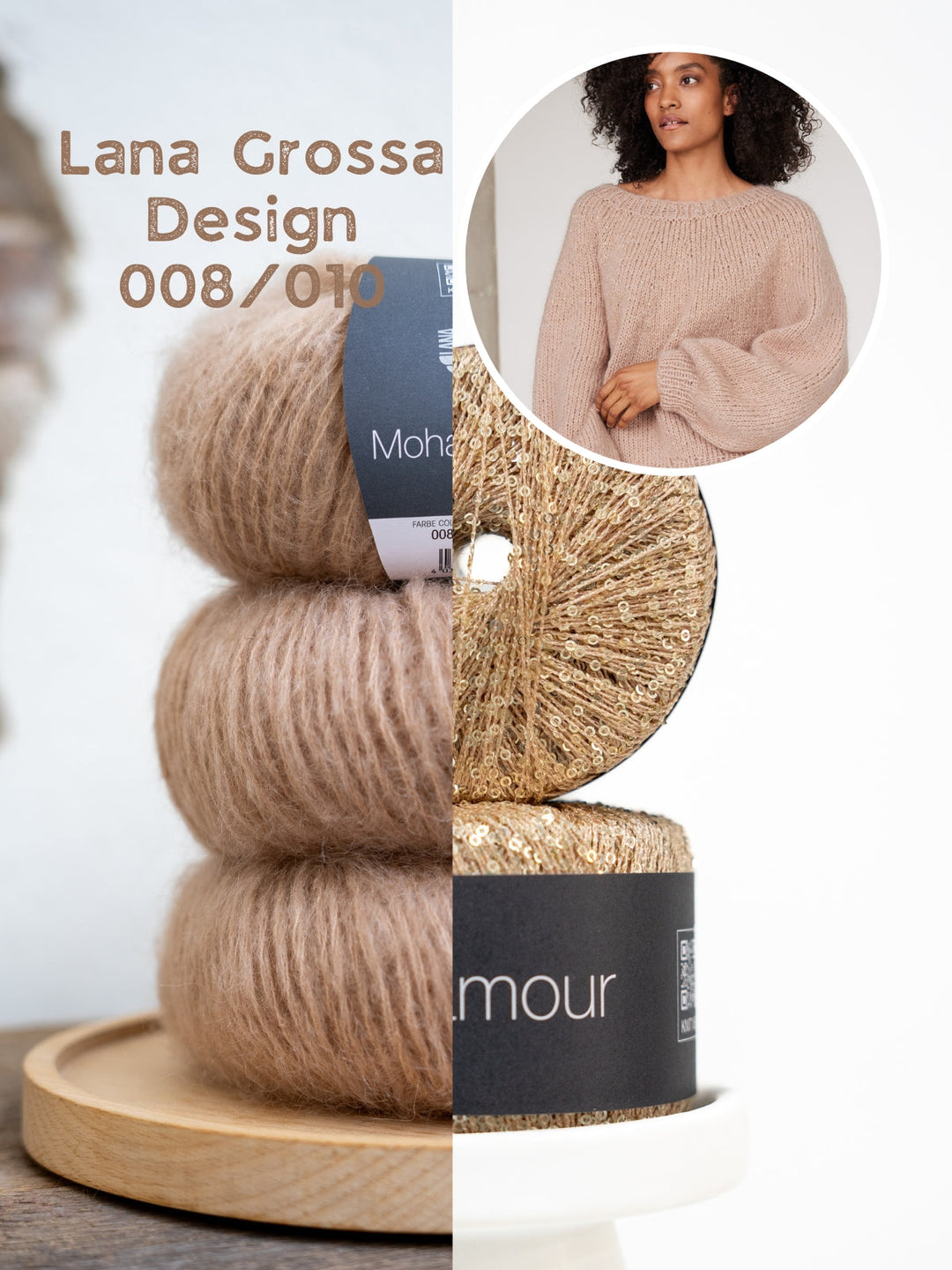 Strickpaket Mohair Di Gio Glamour Pullover