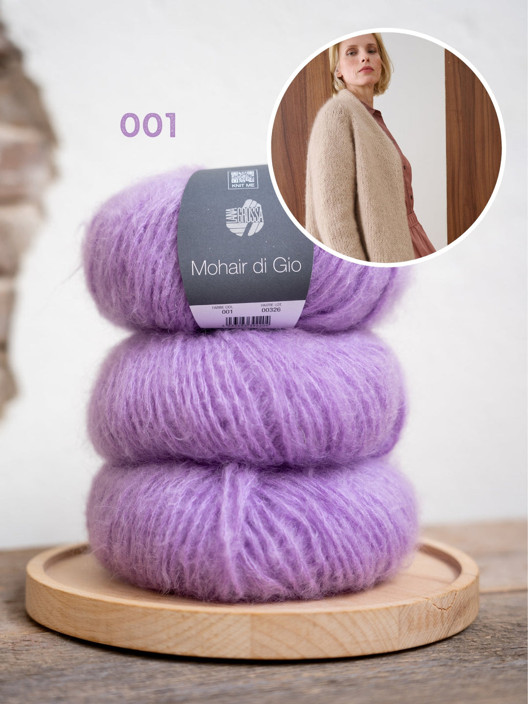 Strickpaket Mohair Di Gio Jacke