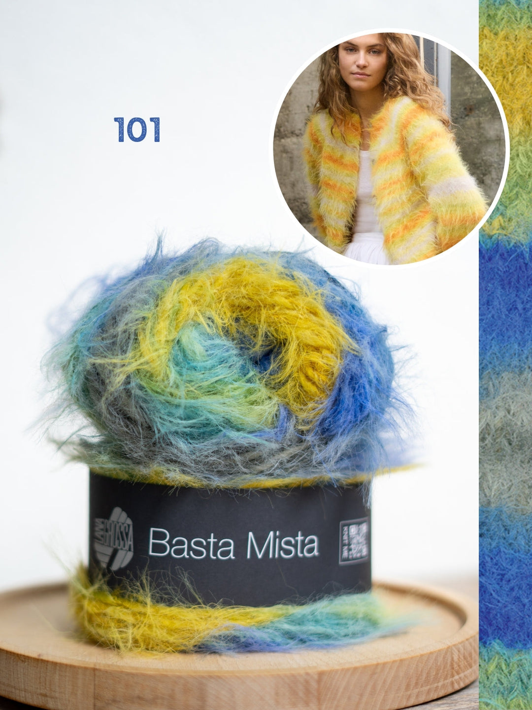 Strickpaket Basta Mista Raglanjacke