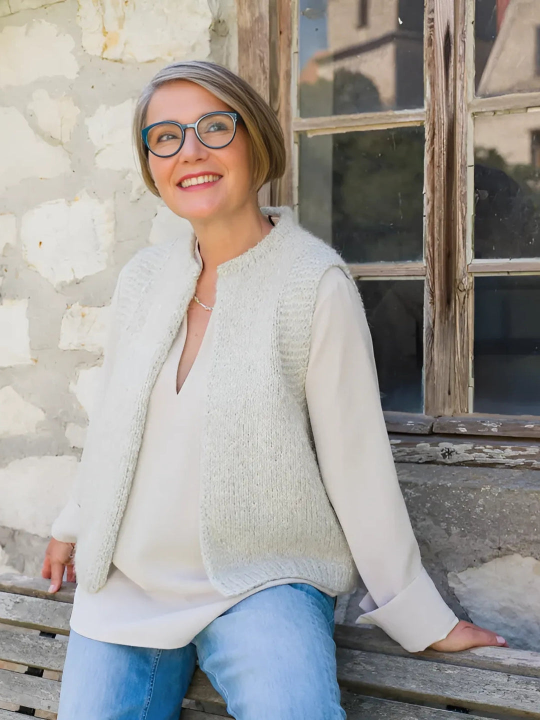 Strickpaket Mae Weste - Tanja Steinbach