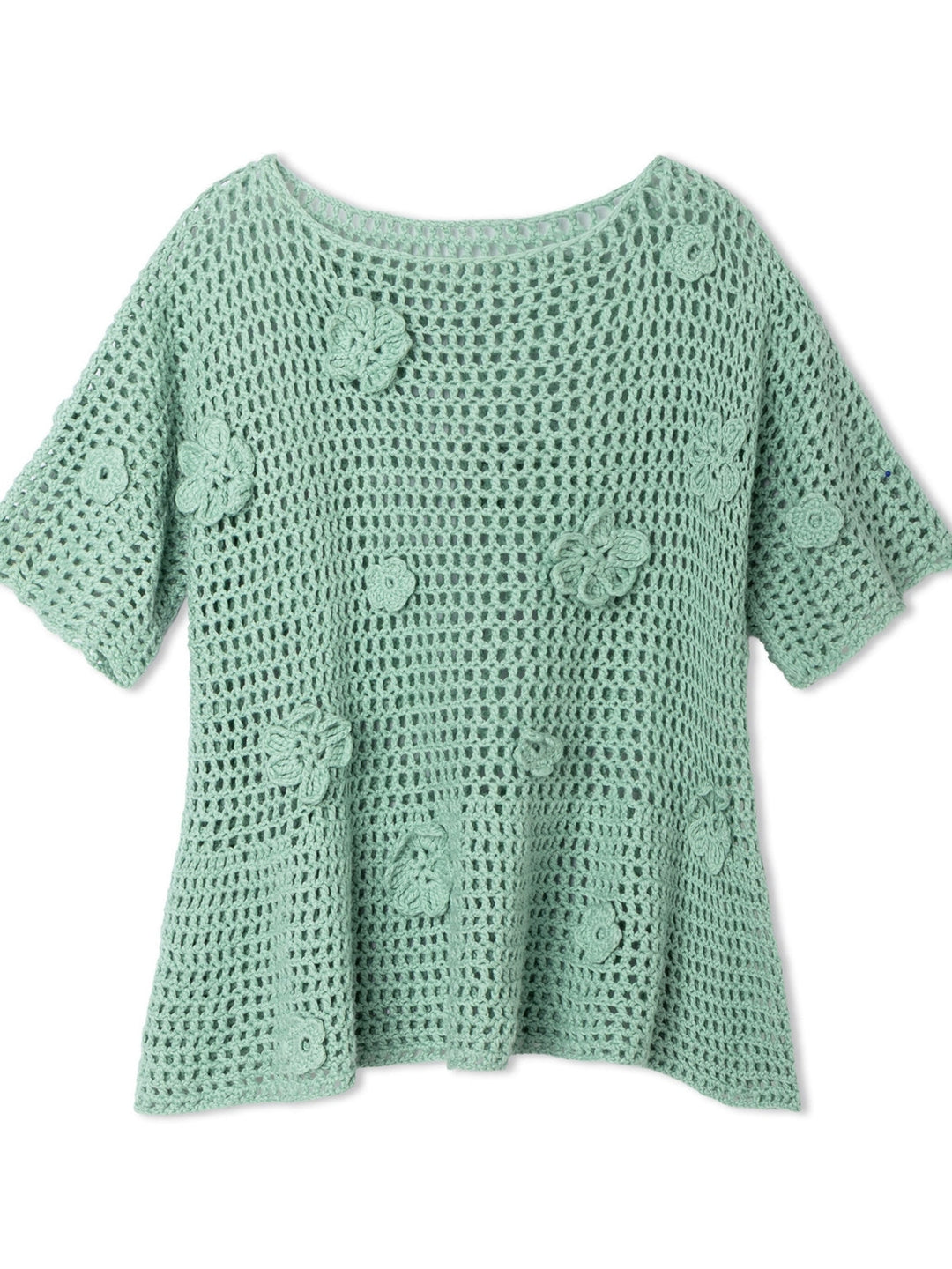 Häkelpaket Cotonella Shirt mit Blüten
