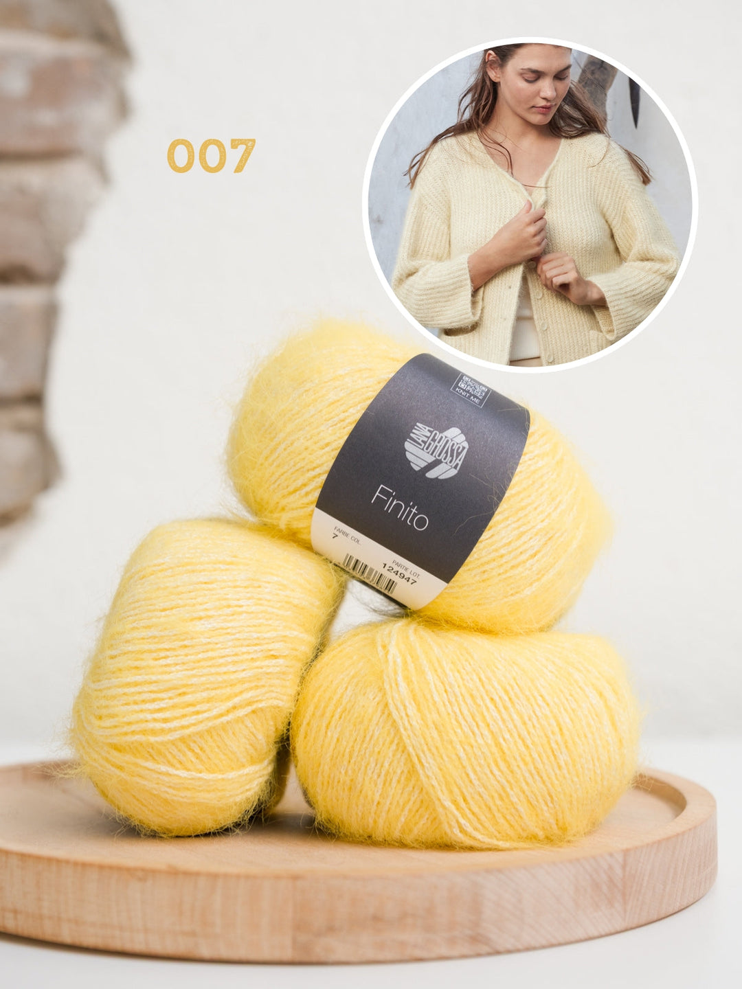 Strickpaket Finito Jacke mit Taschen
