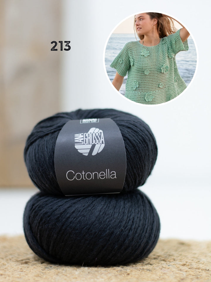 Häkelpaket Cotonella Shirt mit Blüten