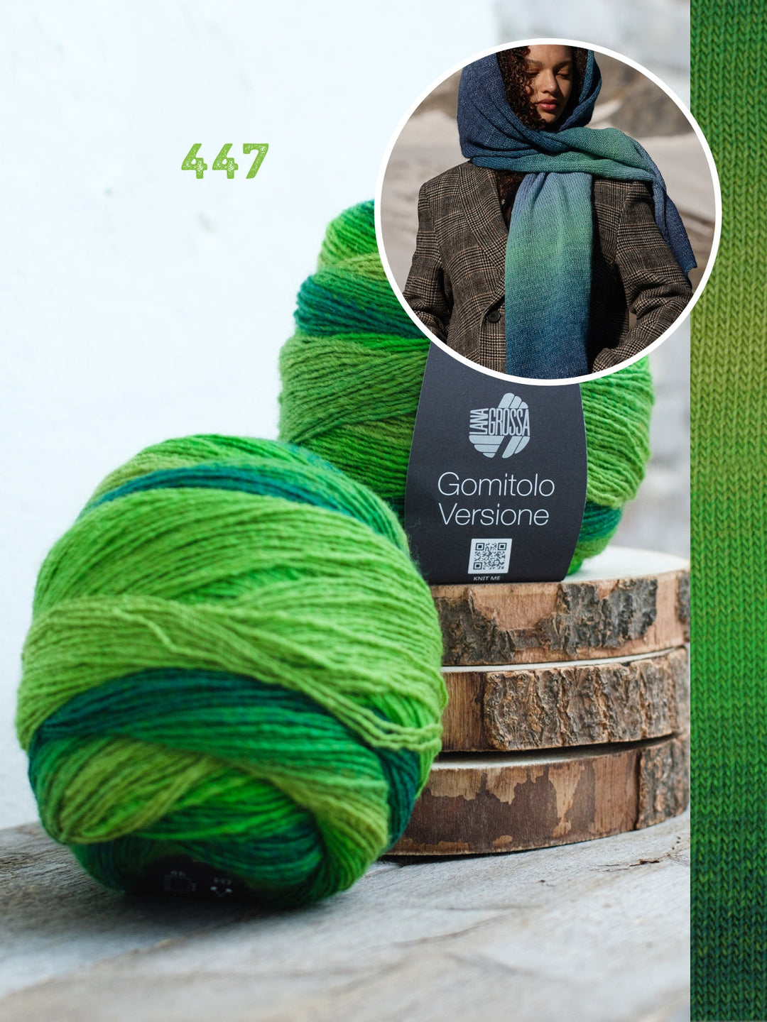 Strickpaket Gomitolo Versione Kapuzenschal