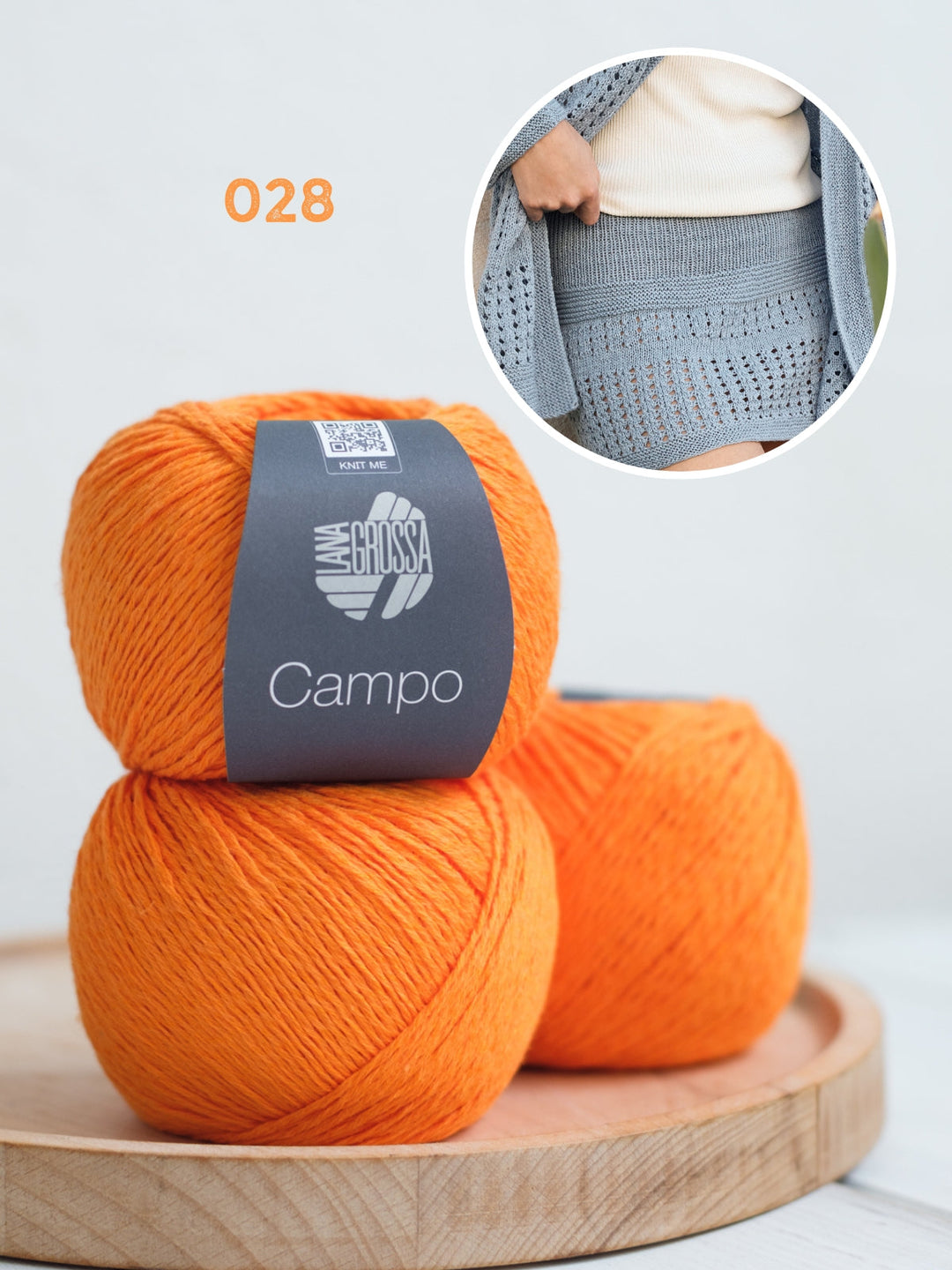 Strickpaket Campo Rock mit Ajourmuster