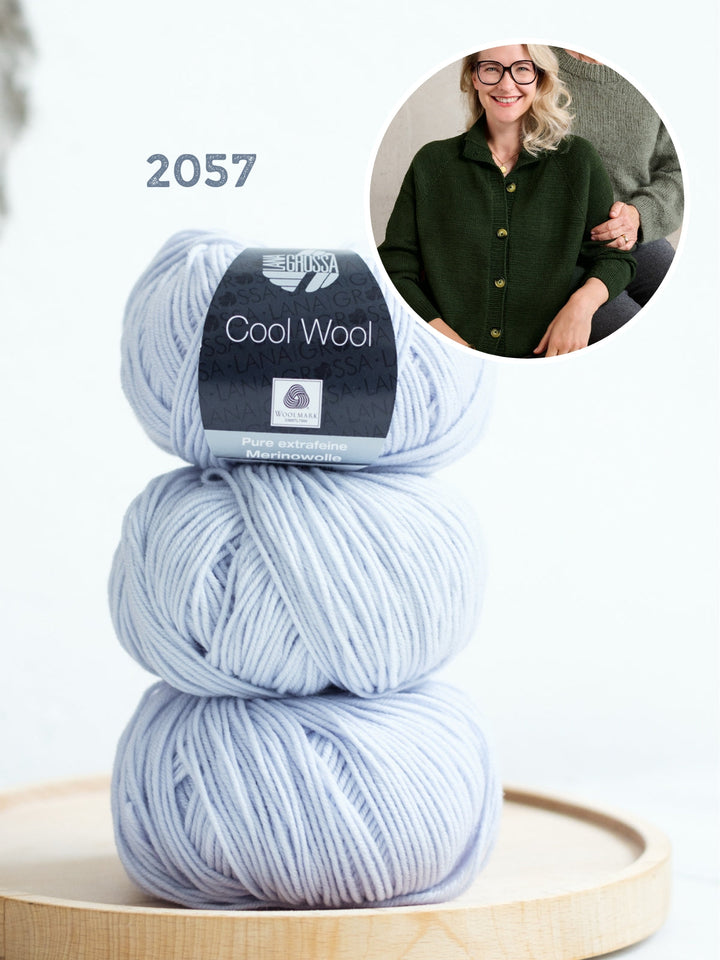 Strickpaket Classy Raglan Jacket - Cool Wool